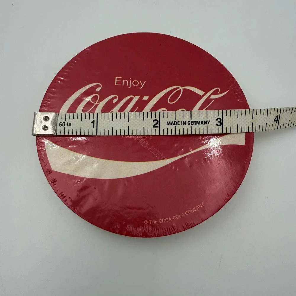 Coca Cola Absorbent Coasters 12 Count‎ Sealed 2008 Coke Bar Decor